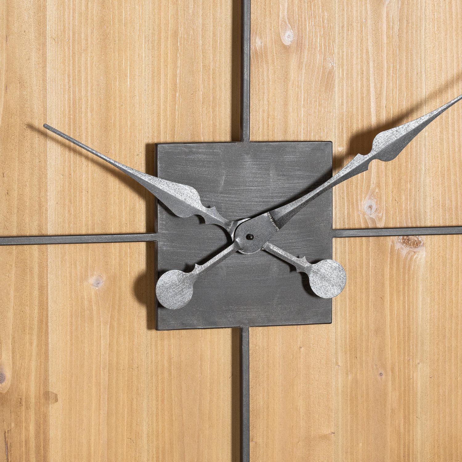 Williston Square Wooden Wall Clock - Large & Small