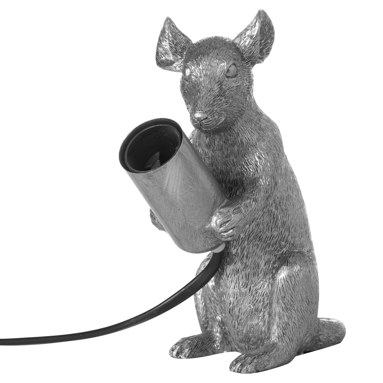 Milton The Mouse Table Lamp - Available in Gold or Silver
