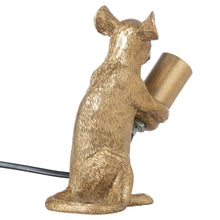 Load image into Gallery viewer, Milton The Mouse Table Lamp - Available in Gold or Silver
