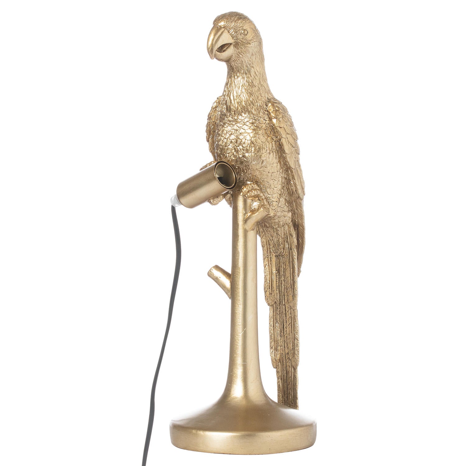 Percy The Parrot Table Lamp - Available in Gold or Silver