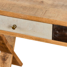 Load image into Gallery viewer, Reclaimed Industrial Console With Cross Leg
