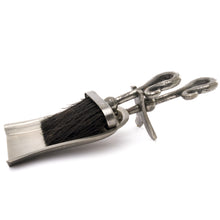 Load image into Gallery viewer, Antique Pewter Crook Handled Hearth Tidy
