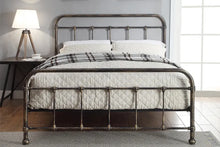 Load image into Gallery viewer, Bamford Vintage Victorian Style Metal Bed Frame - Copper or Industiral - Avilable in Single, Small Double, Double &amp; KingSize
