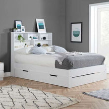 Load image into Gallery viewer, Alfie White Storage Bed - Available in Small Double, Double &amp; KingSize
