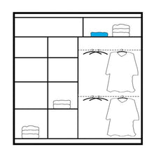 Load image into Gallery viewer, OTROP 203cm White Wardrobe
