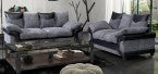Dino Fabric Brown and Coffee Sofa - 3 + 2 Seater and Corner