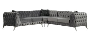 Sandringham Sofa - 3+2 and Corner Available - Silver & Dark Grey