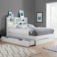 Load image into Gallery viewer, Alfie White Storage Bed - Available in Small Double, Double &amp; KingSize
