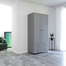 Load image into Gallery viewer, Dalia Wardrobe 3, 2 &amp; 1 Door available - Available in Grey or White
