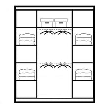 Load image into Gallery viewer, SODOR 200 Graphite Sliding Door Wardrobe
