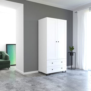 Dalia Wardrobe 3, 2 & 1 Door available - Available in Grey or White