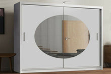 Load image into Gallery viewer, Moon Wardrobe 207cm - Available in White, Black or Grey
