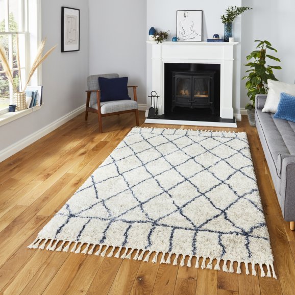 Aspen Rugs Diamond - Grey/Ivory