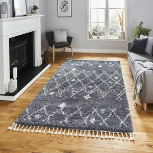 Aspen Rugs Freehand - Grey/Ivory or Ivory/Grey