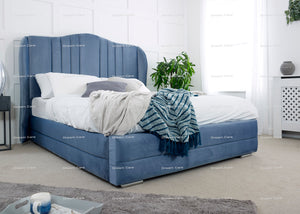Designer Bed - Ottoman/Non-Ottoman - Multiple Colour Option