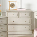 Ascot Pine Wood Grey 4 Drawer Unit