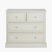 Load image into Gallery viewer, Ascot Pine Wood Grey 4 Drawer Unit
