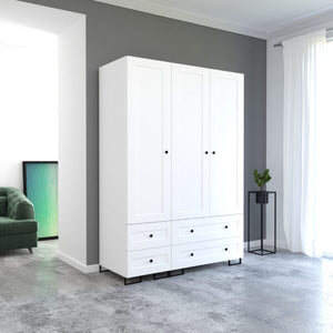 Dalia Wardrobe 3, 2 & 1 Door available - Available in Grey or White