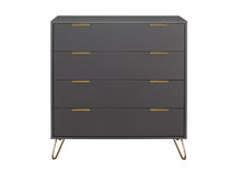 Load image into Gallery viewer, Arlo 4 Drawer Chest - Charcoal
