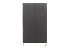 Load image into Gallery viewer, Arlo 2 Door 2 Drawer Wardrobe - Charcoal
