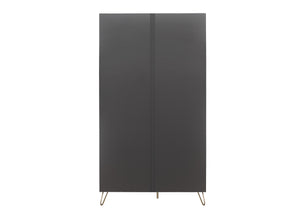 Arlo 2 Door 2 Drawer Wardrobe - Charcoal