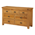 Laya Solid Oak Chest Of Drawers Small/Large