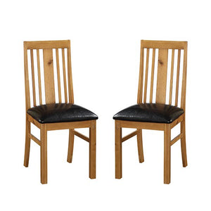 Laya Solid Oak Dining Chairs