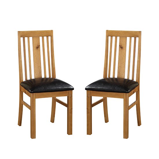 Laya Solid Oak Dining Chairs