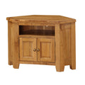 Laya Solid Oak Corner TV Unit