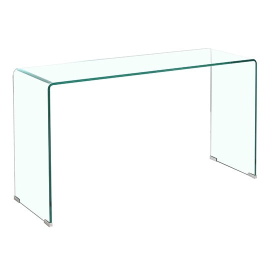 Milford Clear Console Table