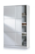 Load image into Gallery viewer, Neva 4Ft Wide Sliding Door Wardrobe - With Shelves - Available in White
