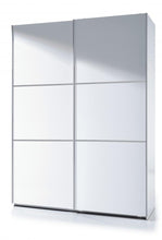 Load image into Gallery viewer, Neva 4Ft Wide Sliding Door Wardrobe - With Shelves - Available in White
