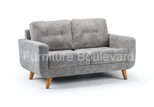 Load image into Gallery viewer, Sapphire Grey Fabric Sofa - Available in Corner Sofa, 3+2 Sofa &amp; Armchair
