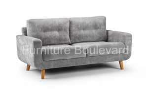 Aurora/Sapphire Grey Fabric Sofa - Available in Corner Sofa, 3+2 Sofa & Armchair