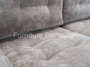 Aurora/Sapphire Grey Fabric Sofa - Available in Corner Sofa, 3+2 Sofa & Armchair