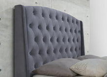 Load image into Gallery viewer, Balmoral Bed - Available in Grey Velvet
