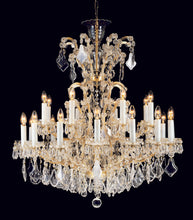 Load image into Gallery viewer, Hayward Crystal Chandelier Gold
