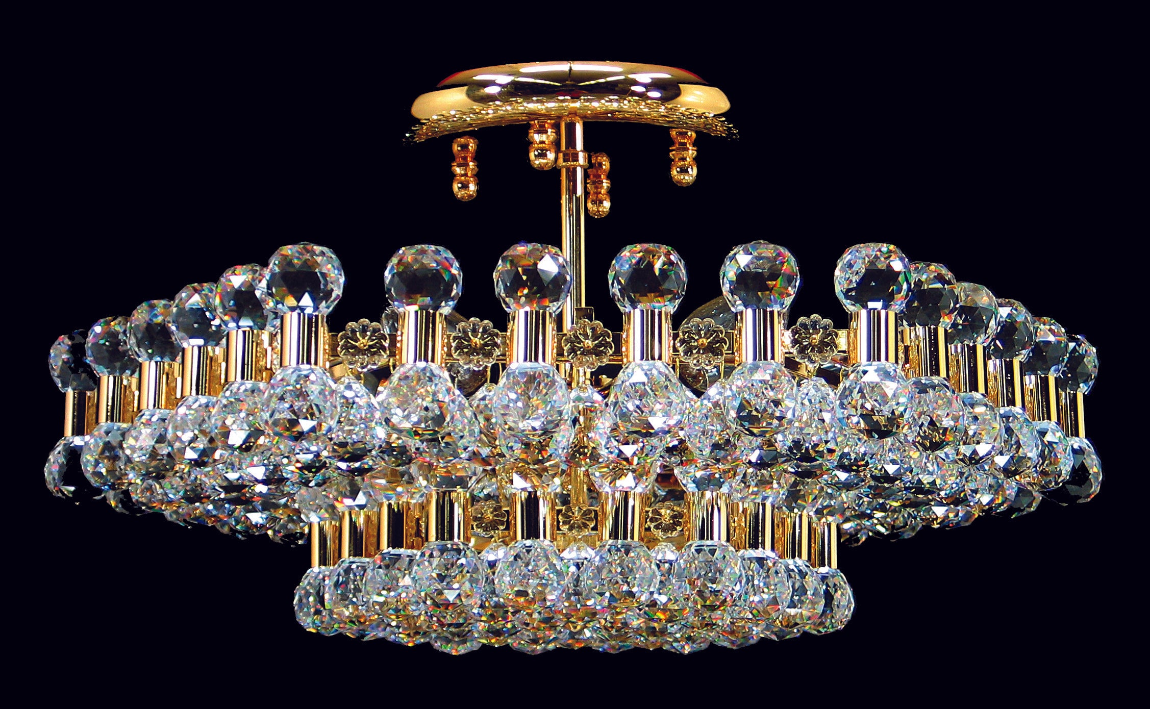 Brooklyn Crystal Balls Light Chrome