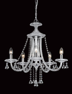 Dale Crystal & Chrome Chandelier Small/Medium/Large