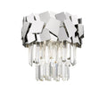 Dijon Crystal Laser Cut Flush Small/Large Chrome/Gold