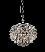 Load image into Gallery viewer, Acadia Crystal Pendant Light Chrome
