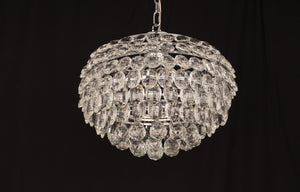 Acadia Crystal Pendant Light Chrome