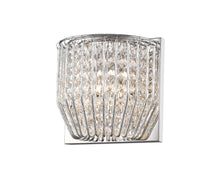 Load image into Gallery viewer, Delhi 1 Light Crystal Wall Light Chrome/Gold
