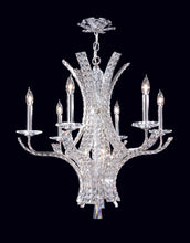 Load image into Gallery viewer, Fez Crystal Chrome Chandelier Small

