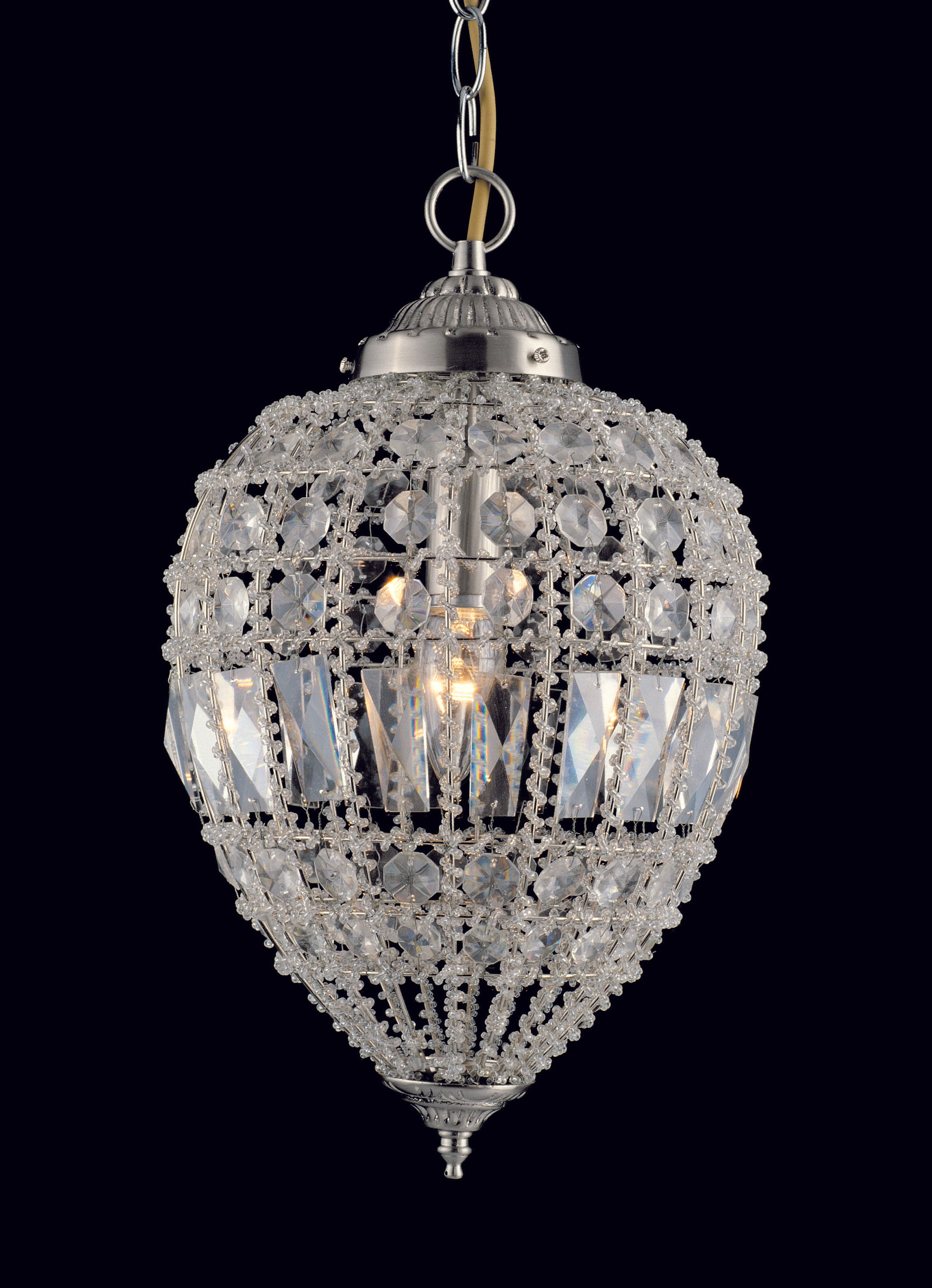 Clayton Beaded 1 Light Pendant Small/Large