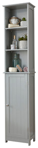 Colonial Tall Cupboard - Available in Grey or White