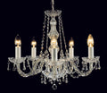 Horyn Crystal Chandelier Chrome S/M/L/XL