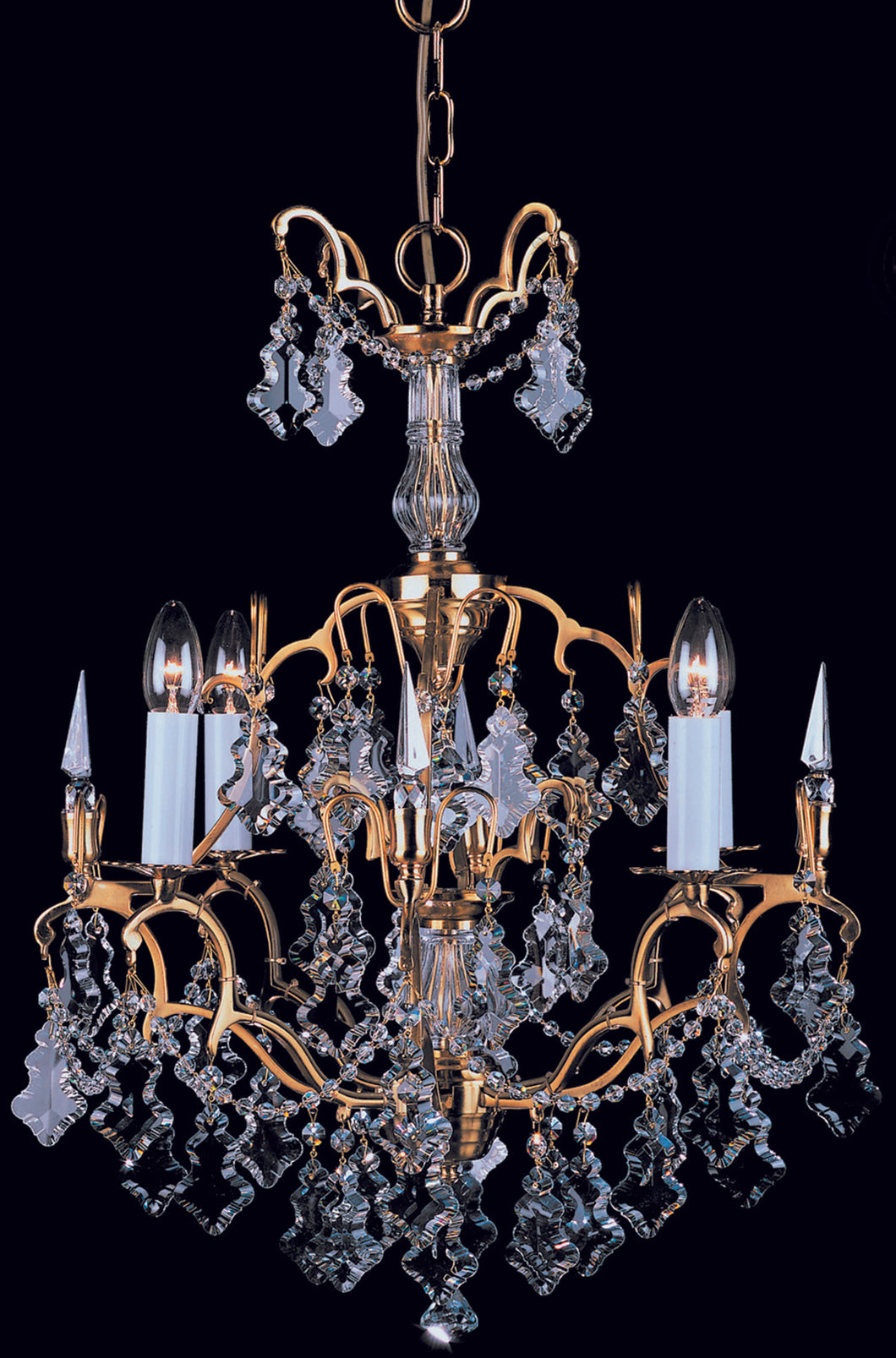 Hula Crystal Chandelier S/M/L/XL Antique Bronze/French Gold