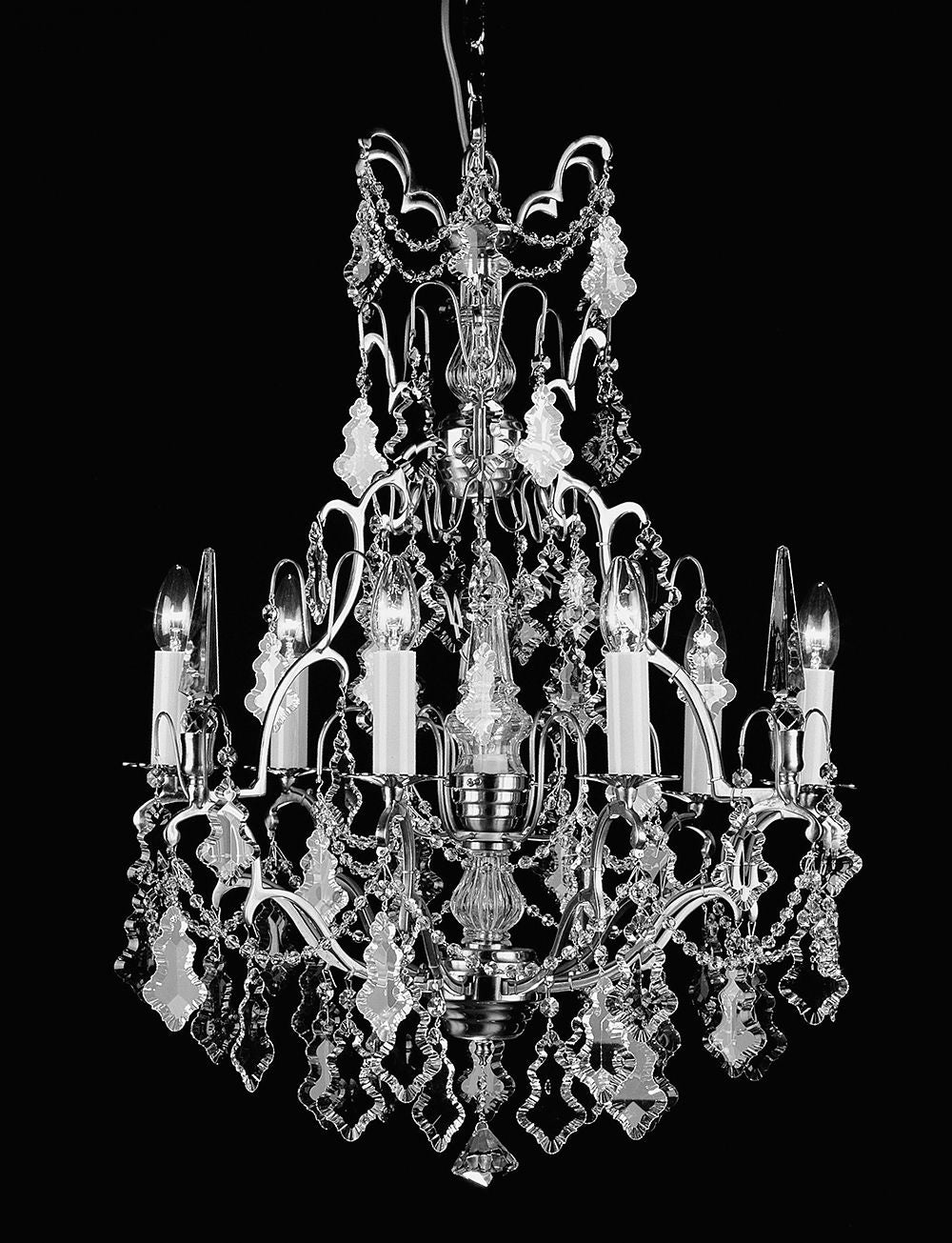 Hula Crystal Chandelier S/M/L/XL Antique Bronze/French Gold