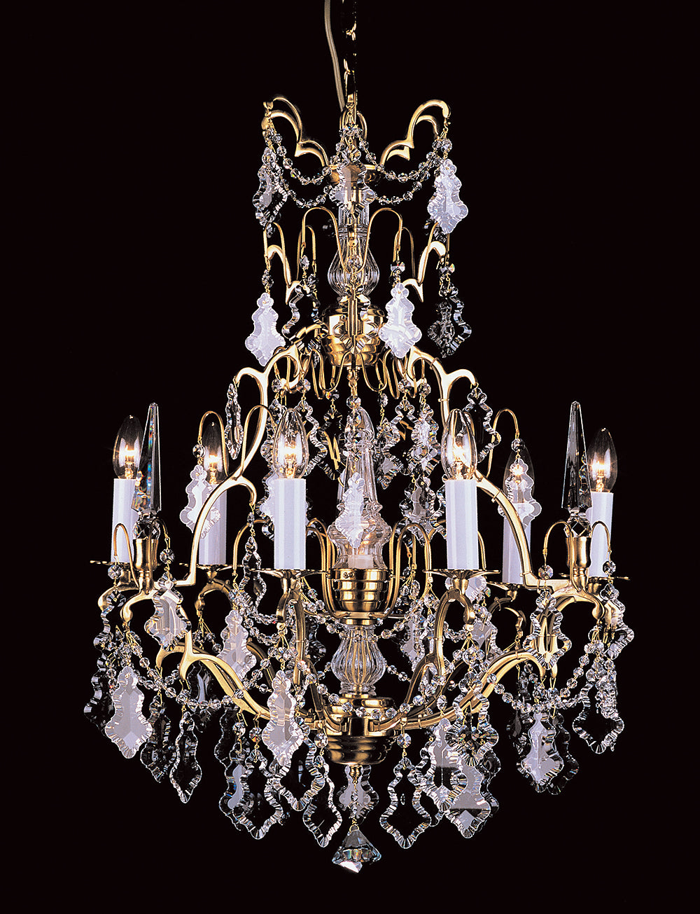 Hula Crystal Chandelier S/M/L/XL Antique Bronze/French Gold